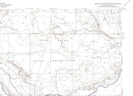 Mexican Pass SW Quadrangle Wyoming 1958 USGS Topo Map 7.5 Minute Topographic - £18.93 GBP