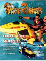 Wave Runner Video Arcade Game Flyer 1996 Original Art 8.5" x 11" Water S... - $8.90