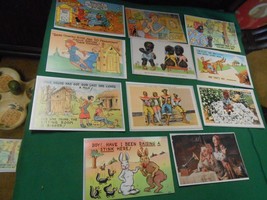 Outstanding Set Of 11 Vintage Comical Postcards ..Not Used !- Free Postage Usa - £15.49 GBP