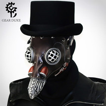 Cross Mirror Steampunk Domineering Plague Beak Doctor Mask Halloween Dan... - $238.00