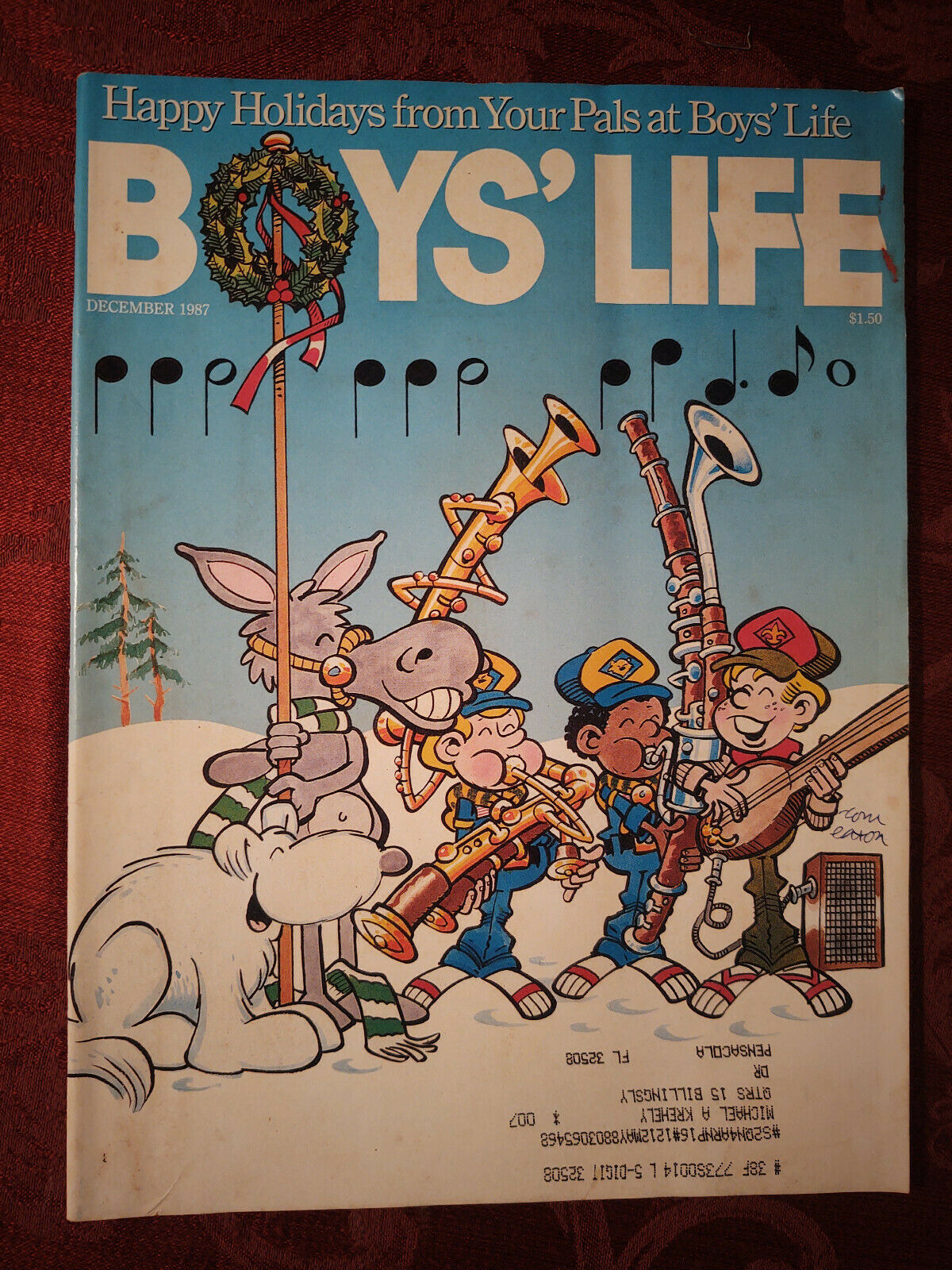 Primary image for BOYS LIFE Scouts December 1987 Tom Eaton Spirit Dancers Laguna New Mexico