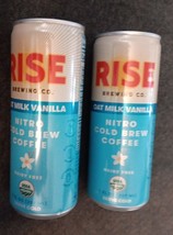 2 Rise Brewing Co Coffee RTD Cold Brew Oat Milk Vanilla 7 Oz.(BN6) - £14.90 GBP