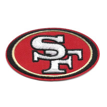 San Francisco 49ers Iron On Patch 3.25&quot; Sf Football Sports Embroidered Applique - £3.12 GBP