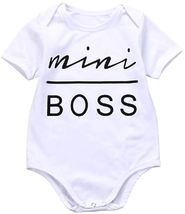 Mini Boss Cute Baby Onesie Romper - £11.99 GBP