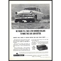 1967 Muntz M-30 Stereo Vintage Print Ad Broke Down Car on Blocks Wall Art - £8.19 GBP