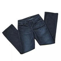 Joe&#39;s Jeans Curvy Bootcut Womens Size 25 Low Rise Dark Wash Blue - $16.82