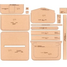 Leather Craft Business Bags Template Leather Wallet Sewing Stencil Patte... - £13.18 GBP+