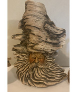 *VERY UNIQUE KNOTHEAD Herrero GNOME FACE Tree Spirit  5 Yule Zach 1302 Lot - £103.41 GBP