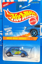 Hot Wheels 1996 Mod Bod Series #398 VW Bug Blue w/ 7SPs - £5.99 GBP