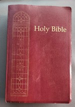 Giant Print HOLY Bible KJV Words Of Christ In Red 881CBG Nelson Regency 1990 - £11.00 GBP
