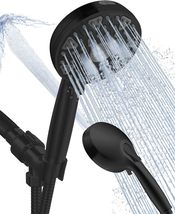 High Pressure Shower head with Handheld 7 Modes, Built-in Power Wash, Ma... - £14.94 GBP