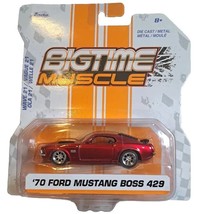 2020 1/64 Jada Toys Bigtime Muscle Bright Red &#39;70 Ford Mustang Boss 429 ... - £8.37 GBP