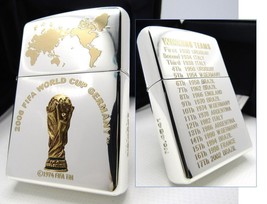 FIFA World Cup Germany 2006 Double Sides Zippo 2005 MIB Rare - £117.05 GBP