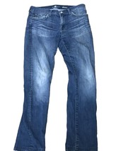 7 For All Mankind Men&#39;s Slimmy Blue Denim Jeans Size 34X29 Slim - £19.91 GBP