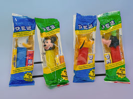 Disney Mickey Donald Goofy Pluto PEZ Dispensers 1990s Sealed - $9.99