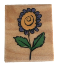 Hero Arts Rubber Stamp Flower Sketch Design Wildflower Spring Nature Garden - £2.39 GBP