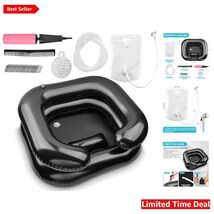 Inflatable Shampoo Bowl with 2.5 GL Shower Bag - Perfect for Elderly &amp; I... - $71.23