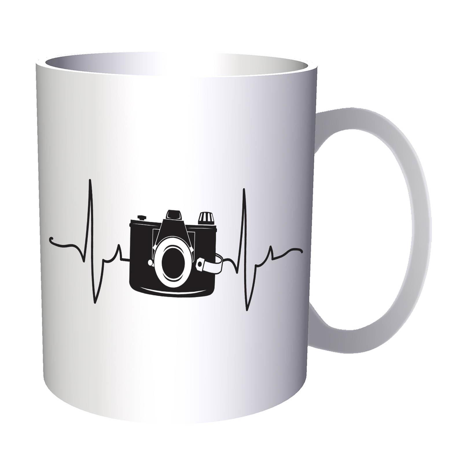 Camera In Heartbeat 11oz Mug j465 - $10.83