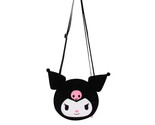 Kuromi Black Plush Handbag Shoulder Bag Sanrio Anime Handbag Tote Japane... - £6.29 GBP