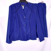 Spago Collection Royal Blue Suit Size 14 - £19.61 GBP