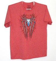 Quality The Amazing Spider Man 2 Marvel Movie 2014 Heather Red Men&#39;s T-S... - $33.95
