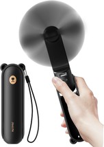 Jisulife Handheld Fan With 4500 Mah Powerbank Max 37 Hours Runtime,, Black - $39.94