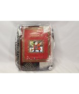 JC Penney St Nicholas Tapestry Throw Blanket Christmas  100% Cotton Xmas - $35.77 CAD
