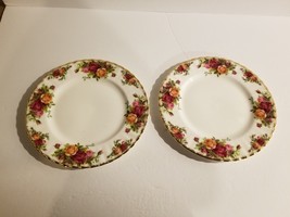 Royal Albert Old Country Roses (2) Salad Plates 8 inch England Bone China - £23.33 GBP