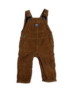 Baby B’Gosh By OshKosh Brown Corduroy Carpenter Vestbak Overalls Size 9 ... - £14.83 GBP
