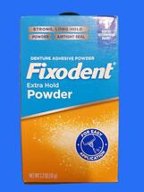 Fixodent Extra Hold Powder Denture Adhesive Powder Strong Long-Lasting H... - $8.99