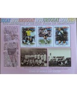 Uruguay 1930 First World Cup Championship 75th Anniversary Stamp Sheet 3... - $2.66 CAD