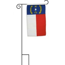 12X18 12&quot;X18&quot; State Of North Carolina Sleeved Garden Stand Flag - £15.08 GBP