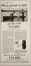 1930 Print Ad Bell &amp; Howell Personal Movie Cameras Men Fishing Chicago,IL - $13.48