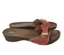 DR. SCHOLL&#39;S Womens Shoes Coral Laser Cut Classic Slide Flip Flop Sandal... - £18.90 GBP