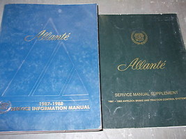 1987 Cadillac Allante Shop Service Repair Manual Set W Supplement Oem - £135.42 GBP