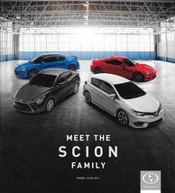 2016 SCION full line sales brochure catalog US FR-S tC iM iA Toyota GT 86 - $8.00