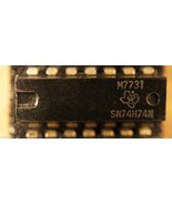 Espec. Military SN74H74N(74H74)Dual Positive Edge Triggered D Flip-Flop - $105.96 MXN