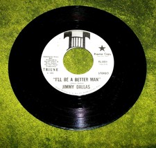 Vtg Jimmy Dallas 45 Vinyl Record 1972 One Way Ticket Blues Better Man Rockabilly - £17.47 GBP