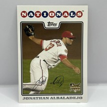 2008 Topps Baseball Jonathan Albaladejo Base RC #103 Washington Nationals - $1.97