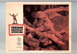 TARZAN&#39;S GREATEST ADVENTURE-LOBBY CARD #7-1959-GORDON SCOTT-11X14 - $34.92