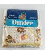 Dundee Hooded Baby Towel Woven Terry Cloth Teddy Bear Blocks Balloons Vi... - $60.59 CAD