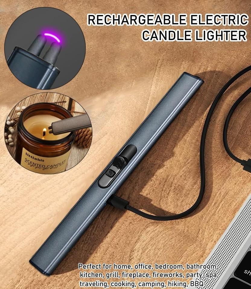 Candle Wick Trimmer, Snuffer & Electric Lighter set – Perfect Gift for Lovers Item image 5