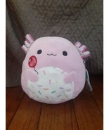 Has tag Squishmallows 8&quot; Archie the Pink Axolotl Birthday Balloon Confetti  - $285.40 MXN