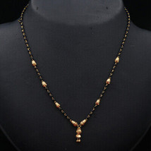 22k Seal Authentic Gold 16.9cm Sautoir Necklaces Wife Gift Classic Jewelry - £787.94 GBP