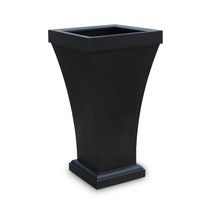 Mayne 8802-B 40 in. Bordeaux Tall Planter, Black - £396.96 GBP