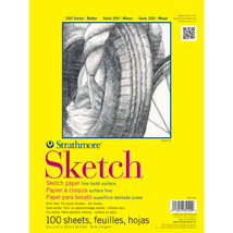 Strathmore Sketch Paper Pad 11&quot;X14&quot;-50lb 100 Sheets - $23.20
