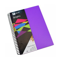 Quill Brights A5 Visual Art Diary (Dark Purple) - £25.62 GBP