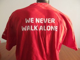 Carlsberg Premier We Never Walk Alone Tshirt  adult  XLarge   Soccer Futbol - €7,09 EUR