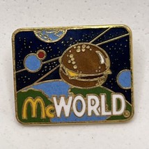 McDonald’s McWorld Golden Arches Fast Food Restaurant Enamel Lapel Hat Pin - £4.65 GBP