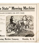 Granite State Lawn Mowing Machine 1910 Advertisement Farm Agriculture AD... - $96.50 CAD